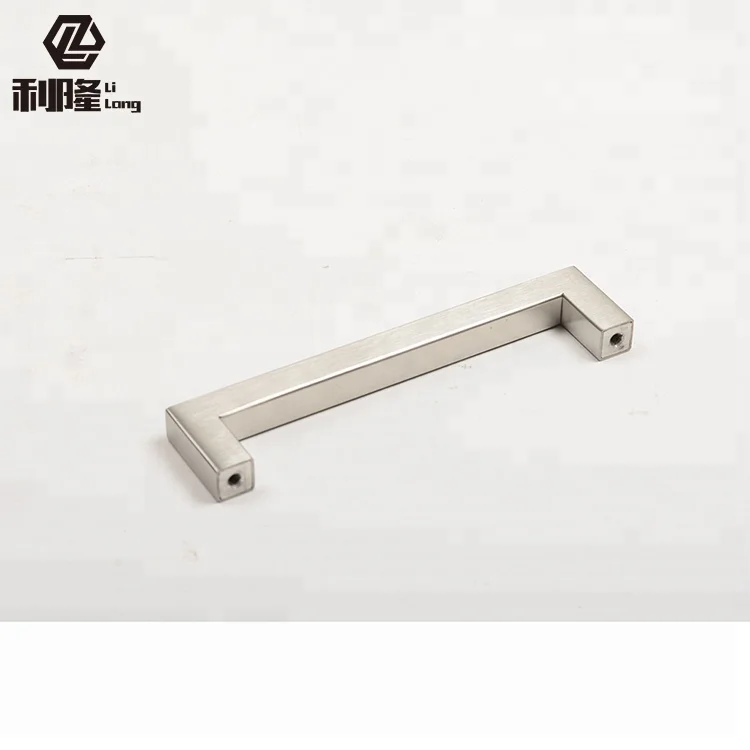 classic stainless steel square furniture hardware gold plated file door pulls kitchen drawer cabinet handles