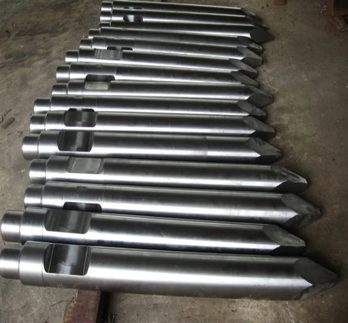 sc16 sc36 brp140 brh625 brh750 brh1100 v55 v45 v65 v32 hydraulic breaker rock hammer spare parts chisel flat tool 1100mm