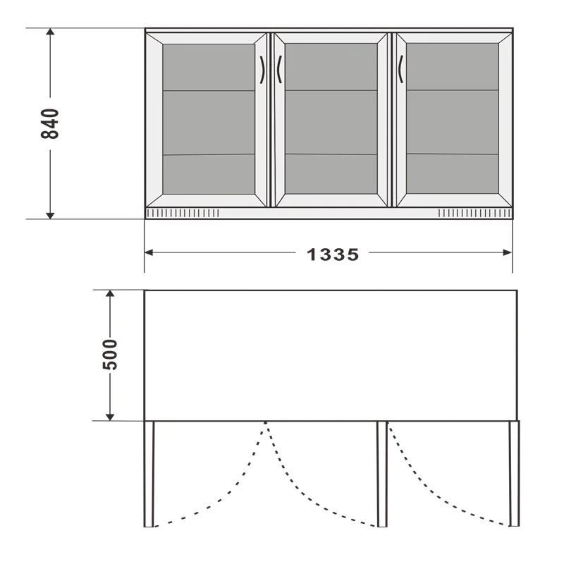 Sliding door Beer Chiller, Soft Drink Display Refrigerator, Cold Display Cabinet SC-318YF