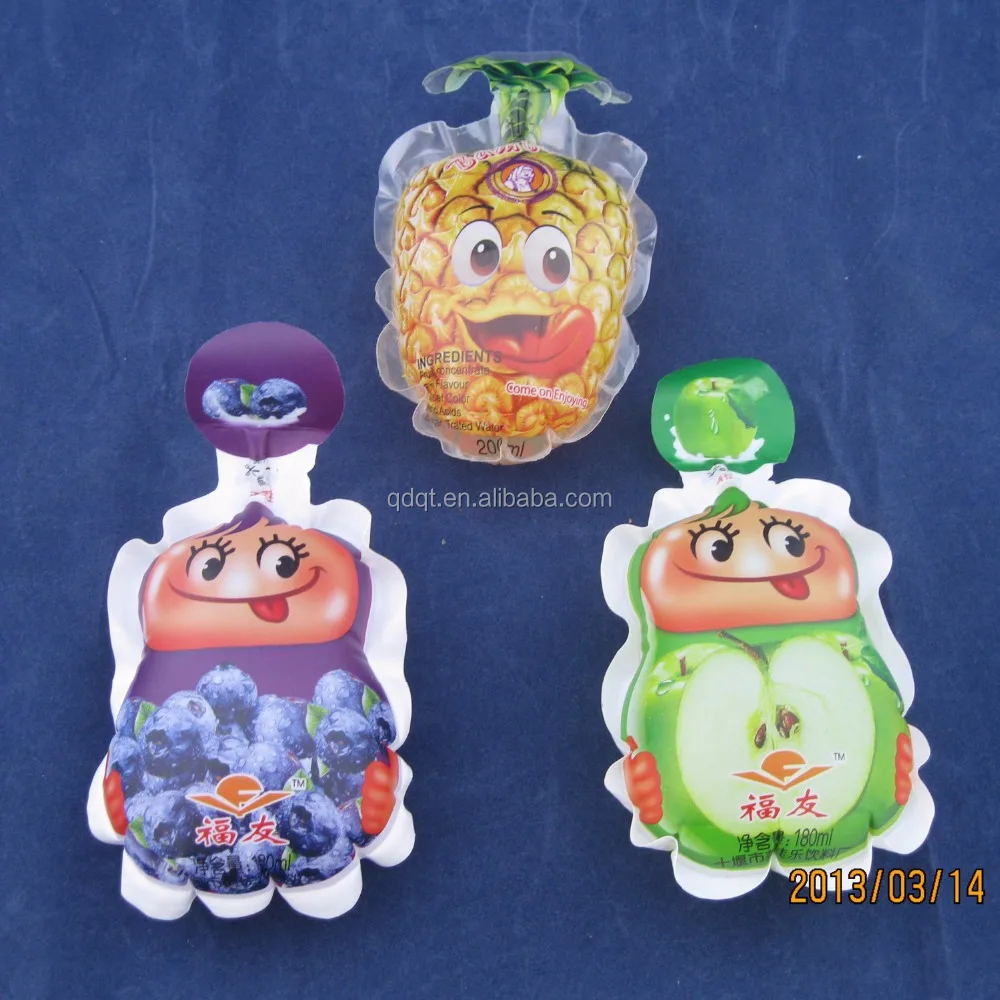 China manufacture different types of juice packaging,fruit juice packaging bag