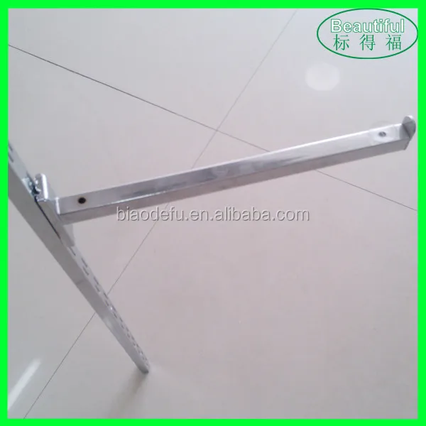 Metal Shelf Support Glass Shelf Holder for Channel/Upright