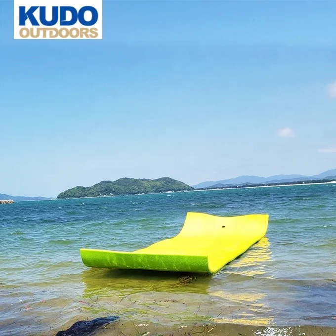 Водные виды спорта логотип заказчика XPE пеноматериал легкий вес 3 слоя плавающий водяной коврик