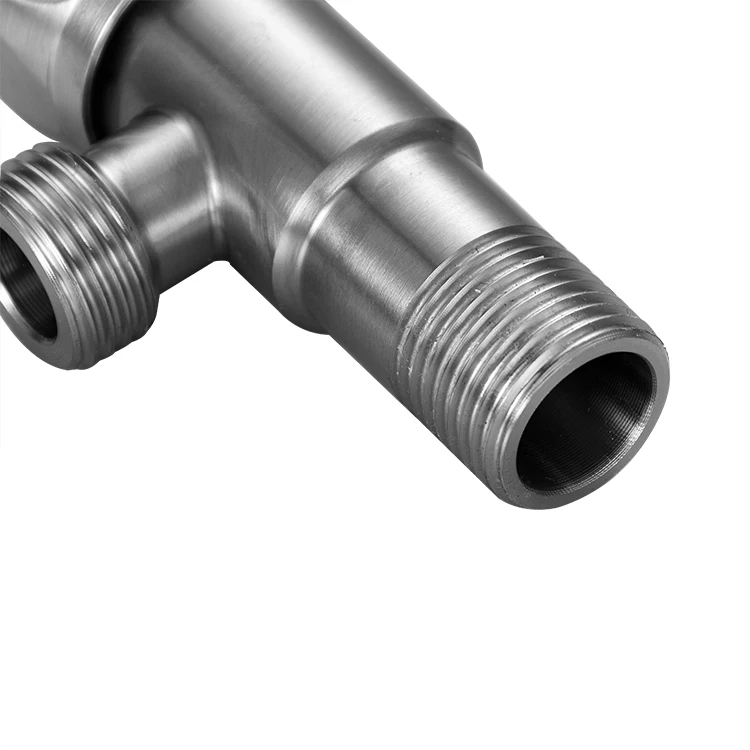 Unique high end sanitary hot cold water mixer brass angle valve