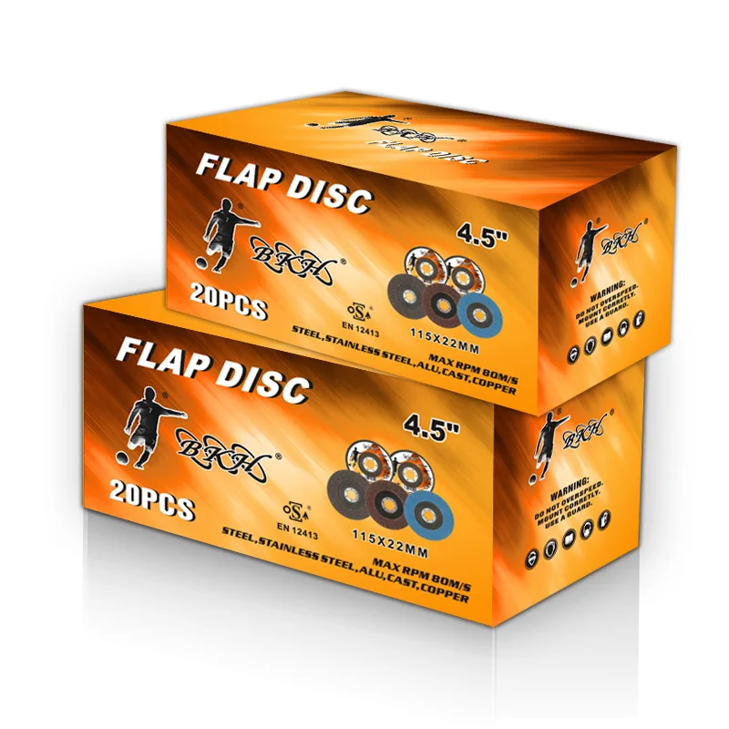 BKH бренд бесплатный образец 115*22 мм 4,5 дюйма кальцинированный глинозем полировальный диск для металла и нержавеющей стали