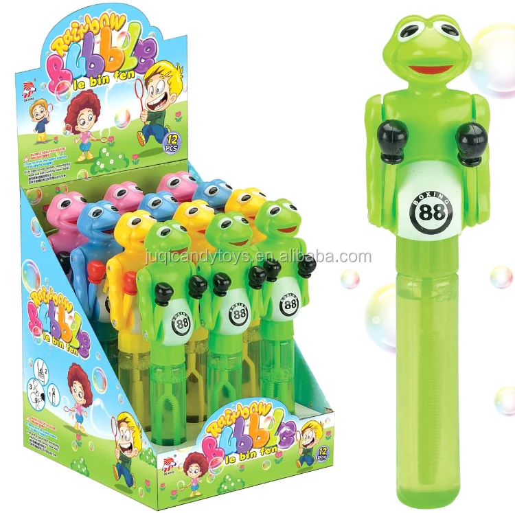 Frog Boxing Game Bubble Wand Multifunctional Animal Toy Bubble