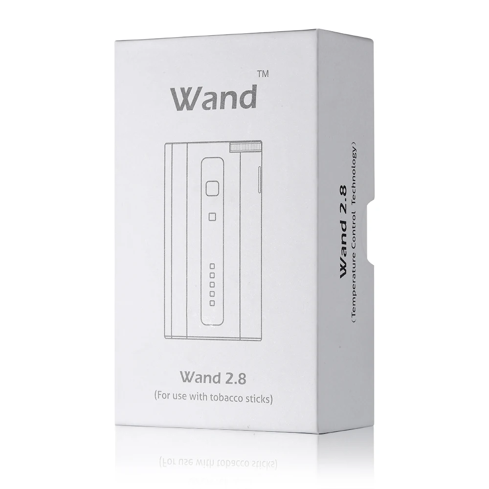 2018 New Heating tobacco Wand 2.8 Dry Herbal Vaporizer with Replaceable Ceramic Heating Cup