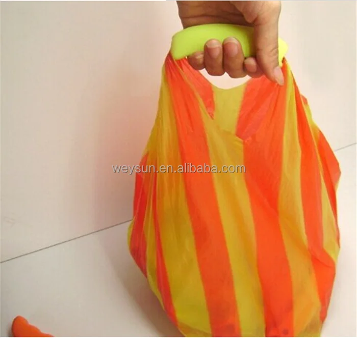 Силиконовая сумка-переноска для покупок случайного цвета