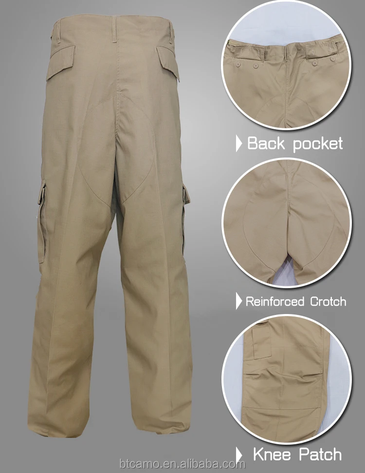 Khaki BDU Uniform Tactical Uniform