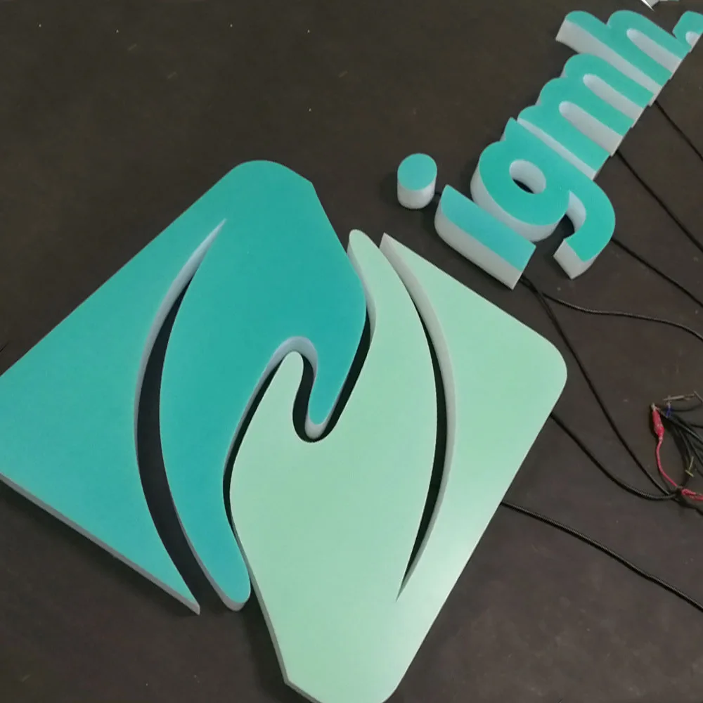 Business Advertising led acrylic letter sign and logo sinage for outdoor and indoor use