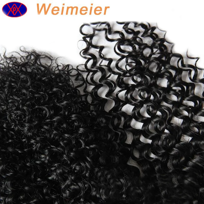 Top quality 4x4 lace frontals no shedding no tangle virgin brazilian jerry curl hair