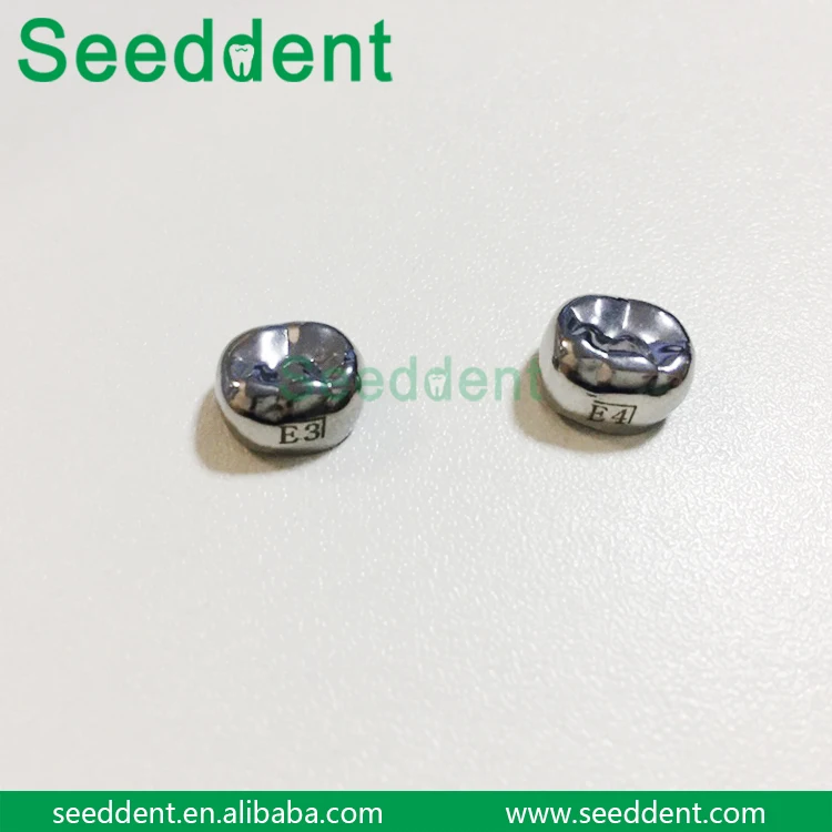 Dental Kids Crown Deciduous Stainless Steel Primary Molar Crown Factory Direct Sale