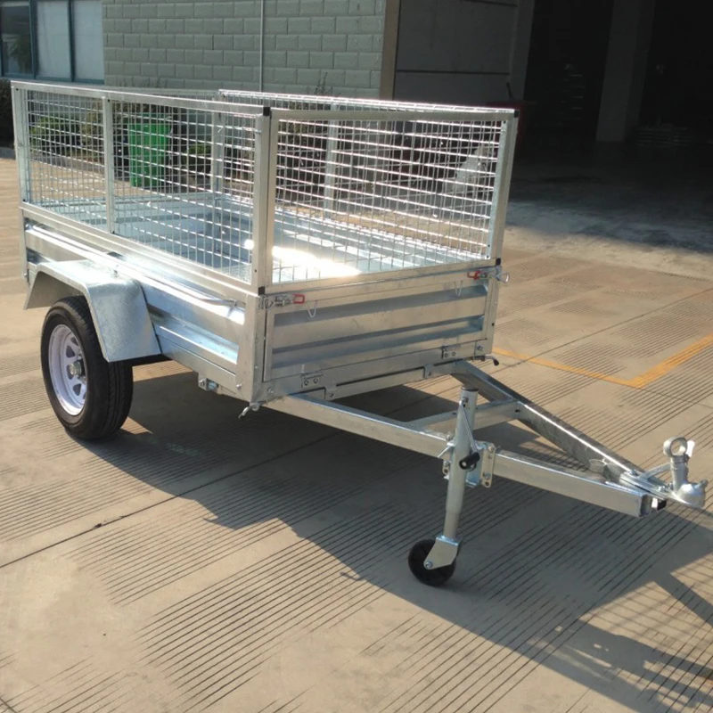
Atm 750Kg Single Axle Box Trailer 7X4 With Cage Fully Welded 