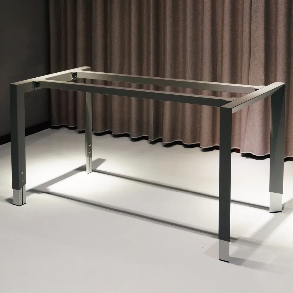 wholesale height adjustable office furniture design white work station desk table frame