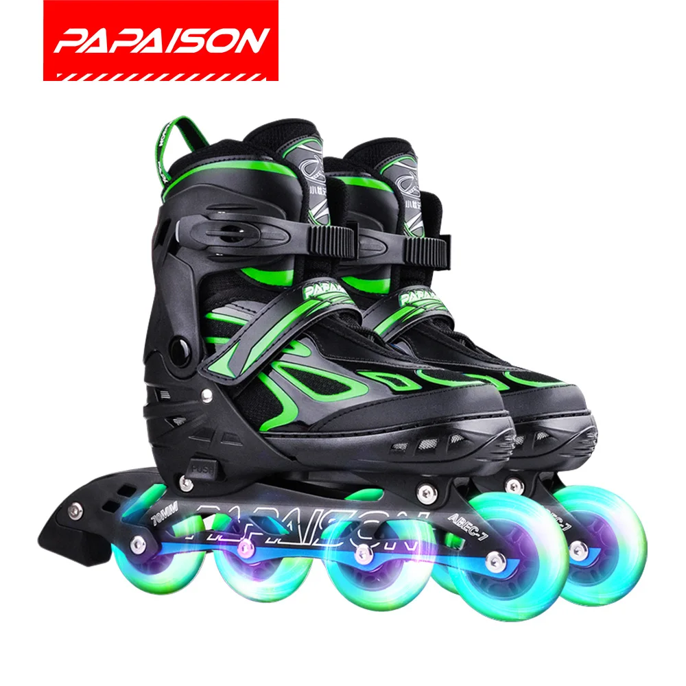 Cheap price children flashing roller skate with led lights