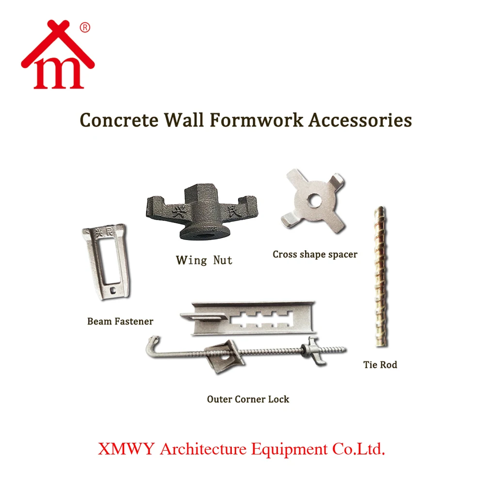 new type concrete wall formwork scaffolding accessories tie rod with wing nut for sale