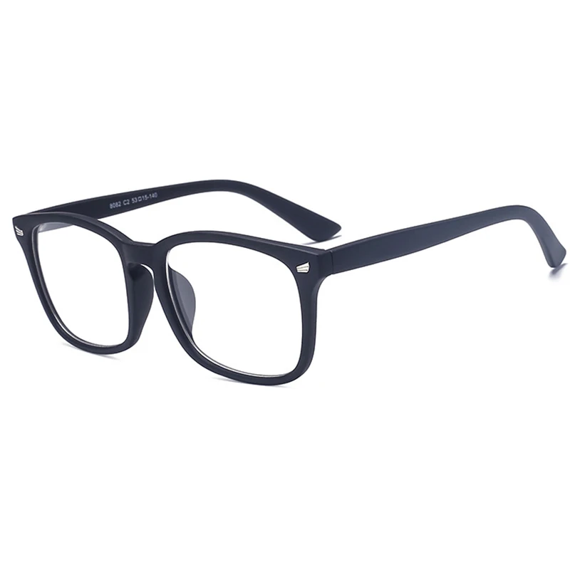 2020 Vintage Inspired Half Tinted Frame Cheap Oversized Square Eye Glasses