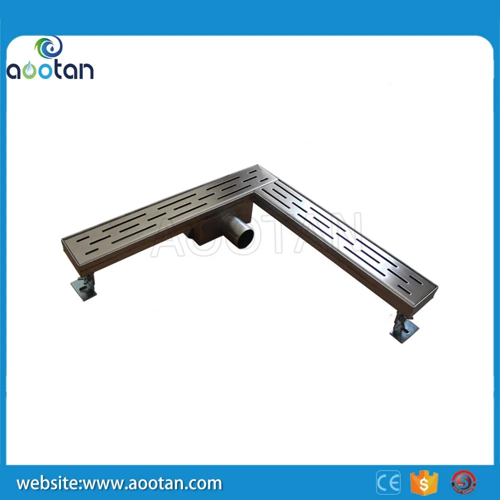 Custom Made Right Angle Shower Drain/floor Drain/corner Drain