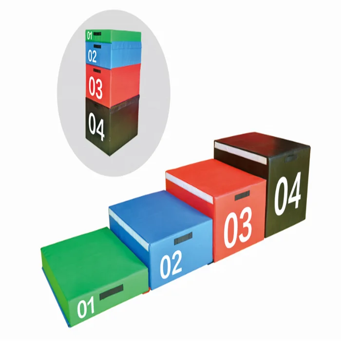 Four-level modular ladder square skip box Gymnastics Progressive software skip box