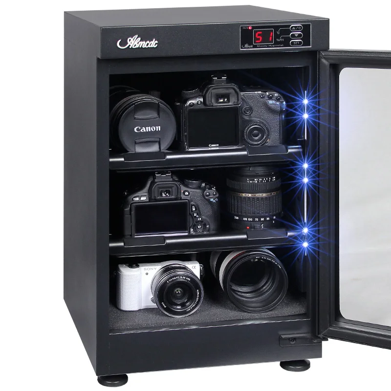 
40L electronic dryer machine for dslr camera storage component dry age cabinet 