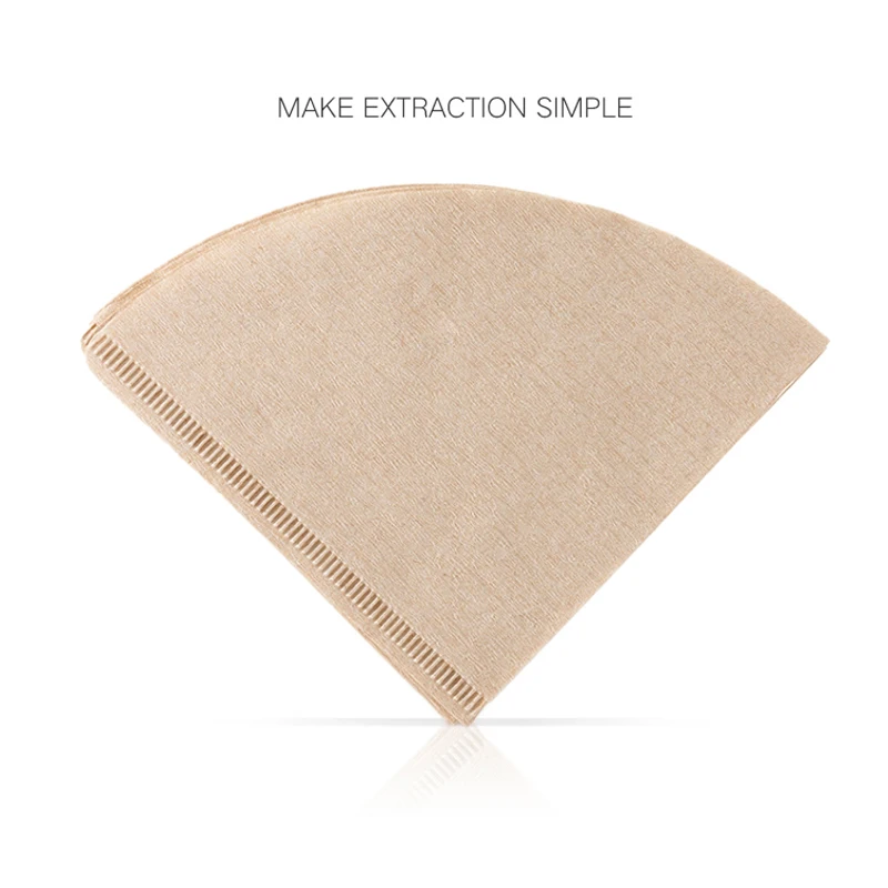 
V-Type natural non-bleached coffee filter paper 