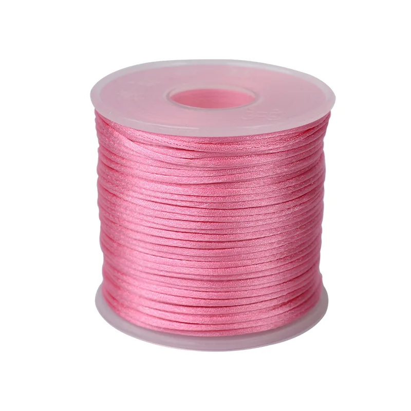 LONGJIE wholesales 30 colors 1.5mm nylon silk cord for bracelet