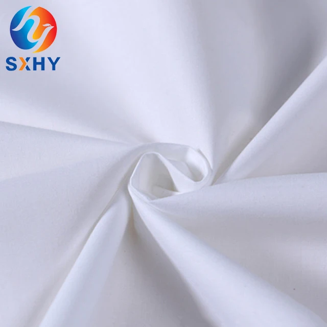 TC 90/10 45*45 96*72 poplin polyester cotton gray bleached dyed fabric for shirt pockeing lining