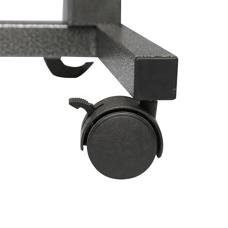 height adjustable hospital furniture movable wooden over bed table