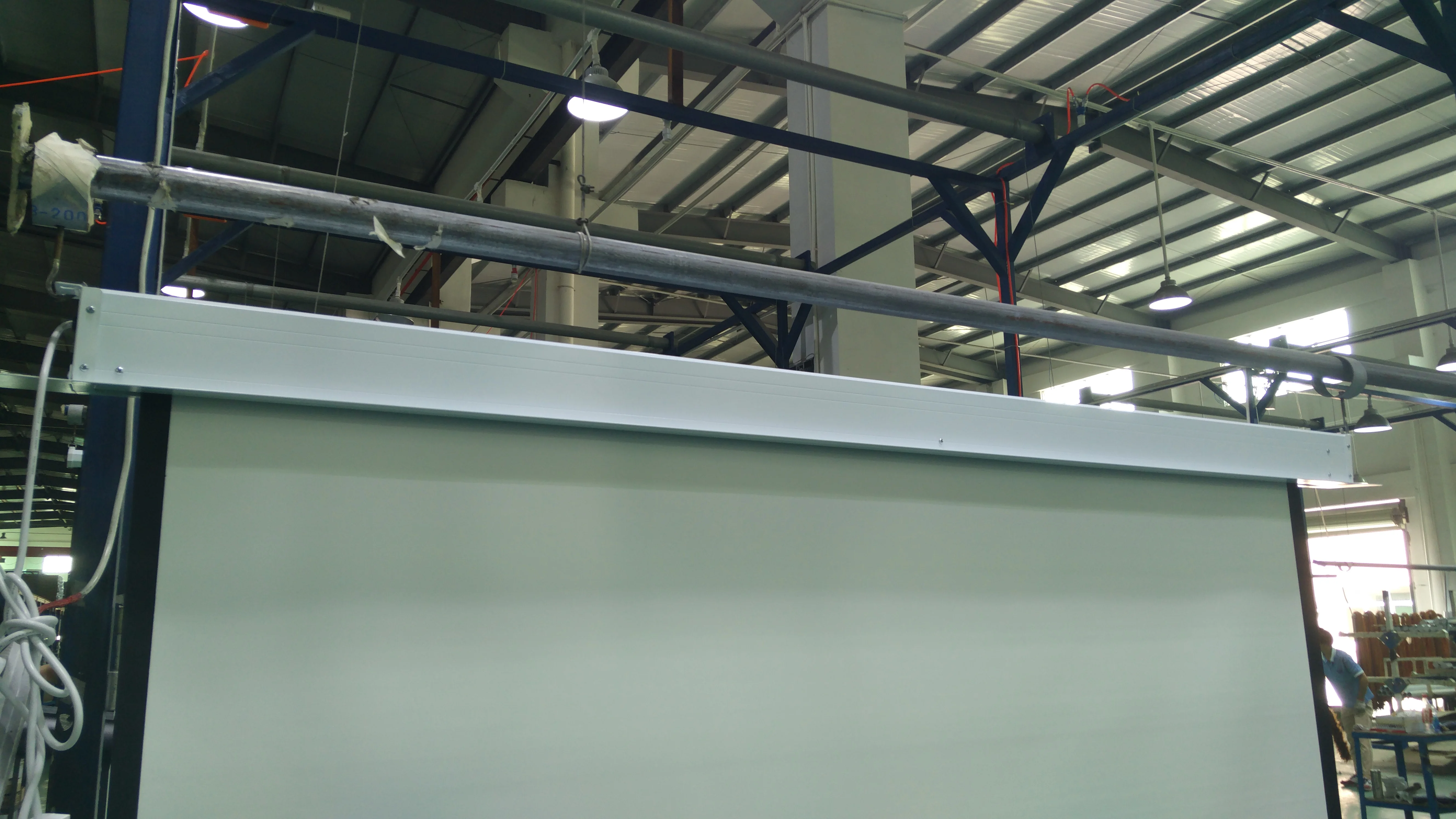 motorized in ceiling projection screen