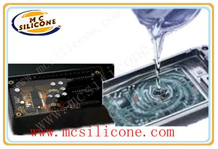 Жидкая силиконовая резина / RTV 2 силиконовой резины для электронный заливки