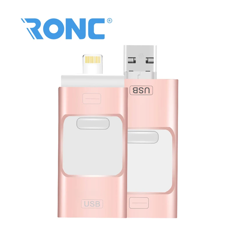 Портативный Оптовая USB OTG 3 в 1 новые флэш-накопитель USB OTG для Iphone