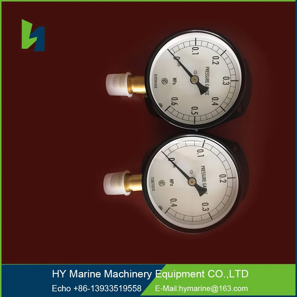 Marine Pressure Gauge for Man B&W L21/31 Ship Engine Parts