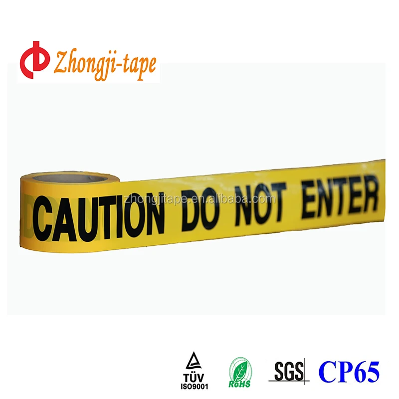 Factory directly offer High visibility  PE custom design barrier tape