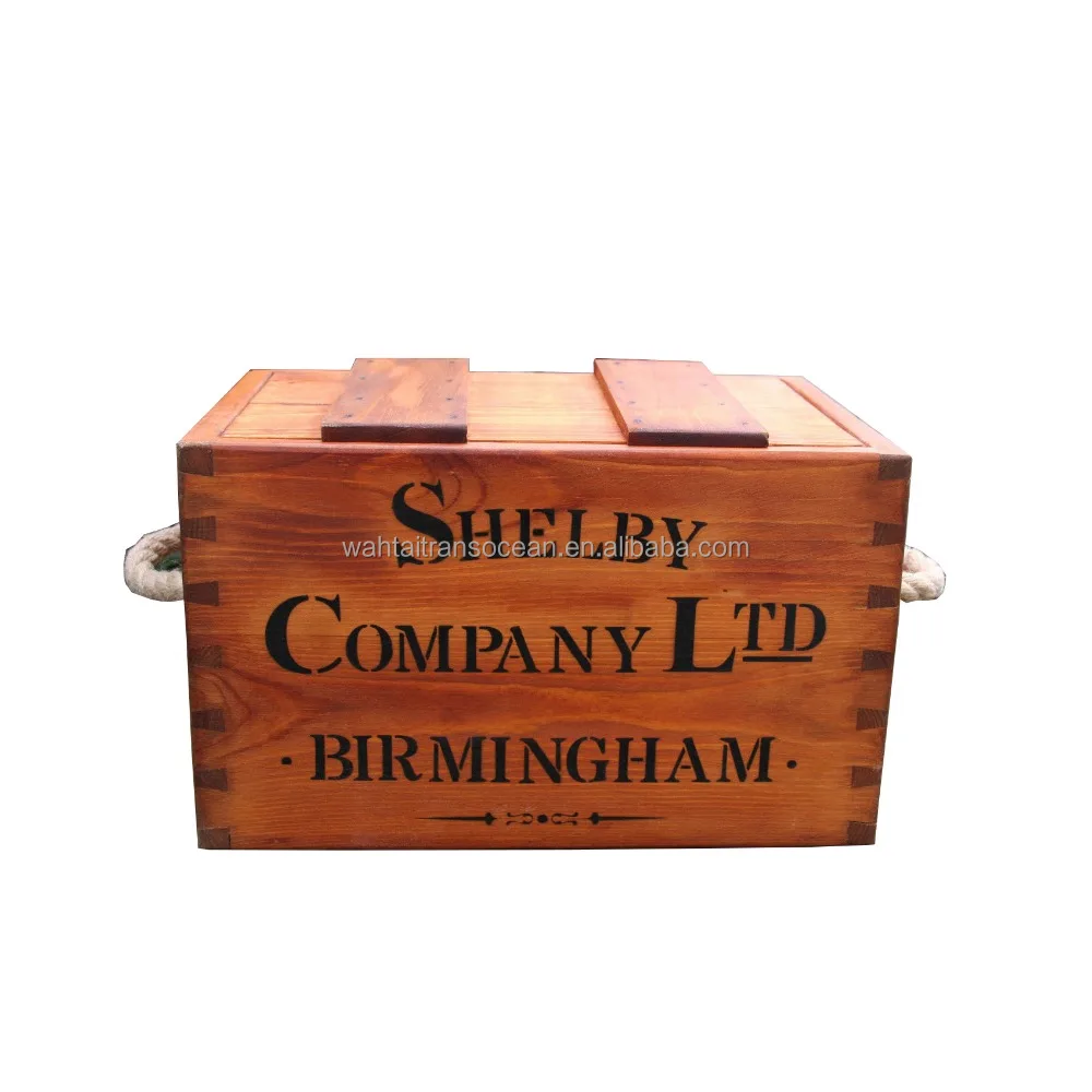 Peaky Blinders wooden Vintage Rustic Style Whiskey Gin Storage Boxes crate Trug
