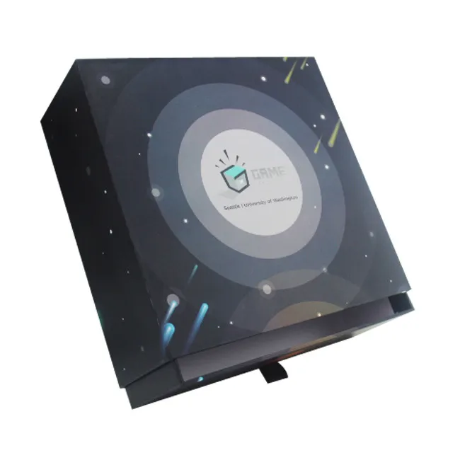 Universal Unlock Mobile Phone Packaging Cell Phone Packing Box Coated Paper Electronic 14*6*16cm Black EVA HS-PB163 Handmade