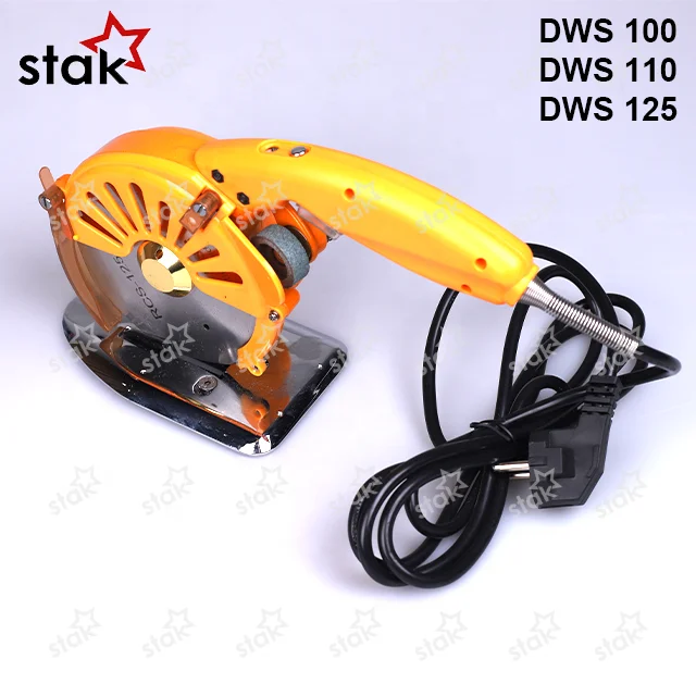 HOT SALE DWS 100 DWS 110 DWS 125 portable round knife servo direct drive cloth cutter machine