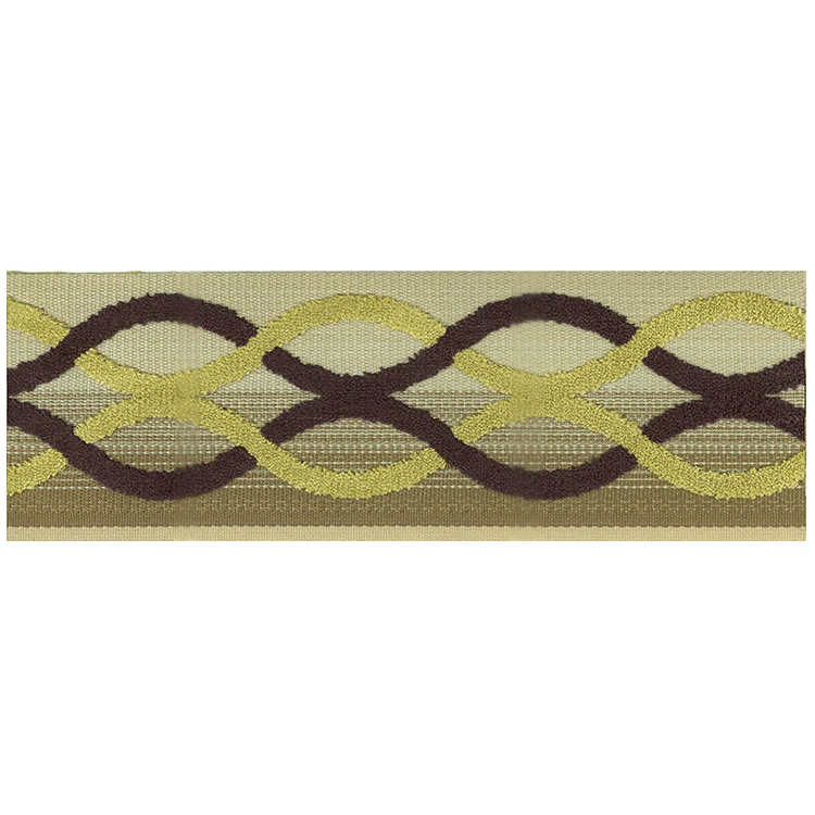 JBL Wholesale Custom Polyester Jacquard Velvet Curtain Lace Trim Tape