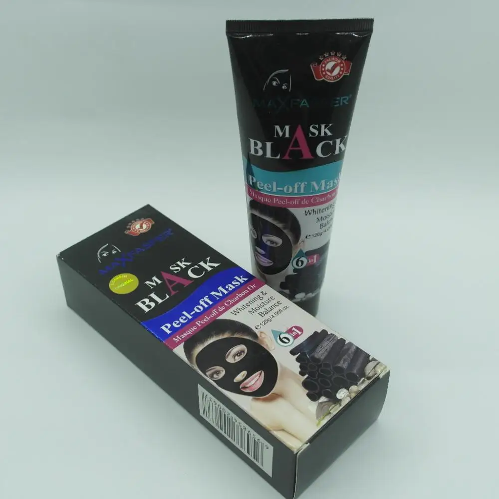 MAX FASFER 120g peel-off mask black bamboo charcoal whitening moisture balance mask