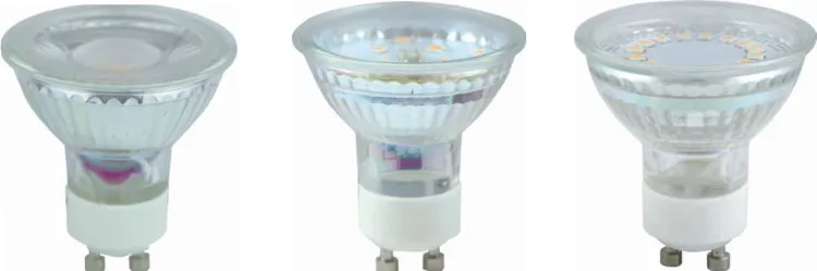 
High quality long life 5W MR16 GU5.3 COB glass Led spotlight 