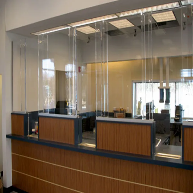 19mm laminated armored glass bulletproof glass for bank counter sale used