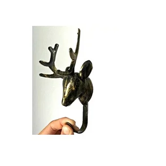 Wholesale new design animal head wall decor home wall decor animal door hooks