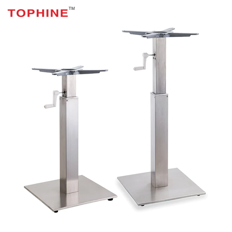 
Commercial Contract TOPHINE Stainless Steel Dining Table Base Telescopic Leg For Table 
