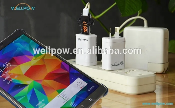 Wholesale White quick charge 5v 1.2a mobile phone battery charger