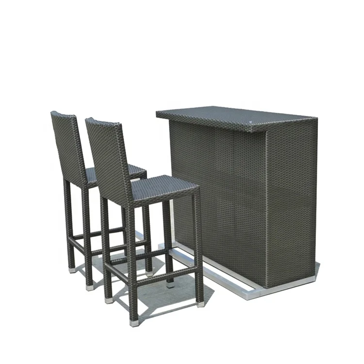 Cheap Bar Table Sets Outdoor Bar Height Table Classic Restaurant Corner Bar Furniture for Sale