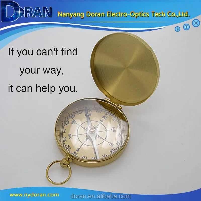 
Vintage Outdoor Copper Material Pocket Watch Style Compass 
