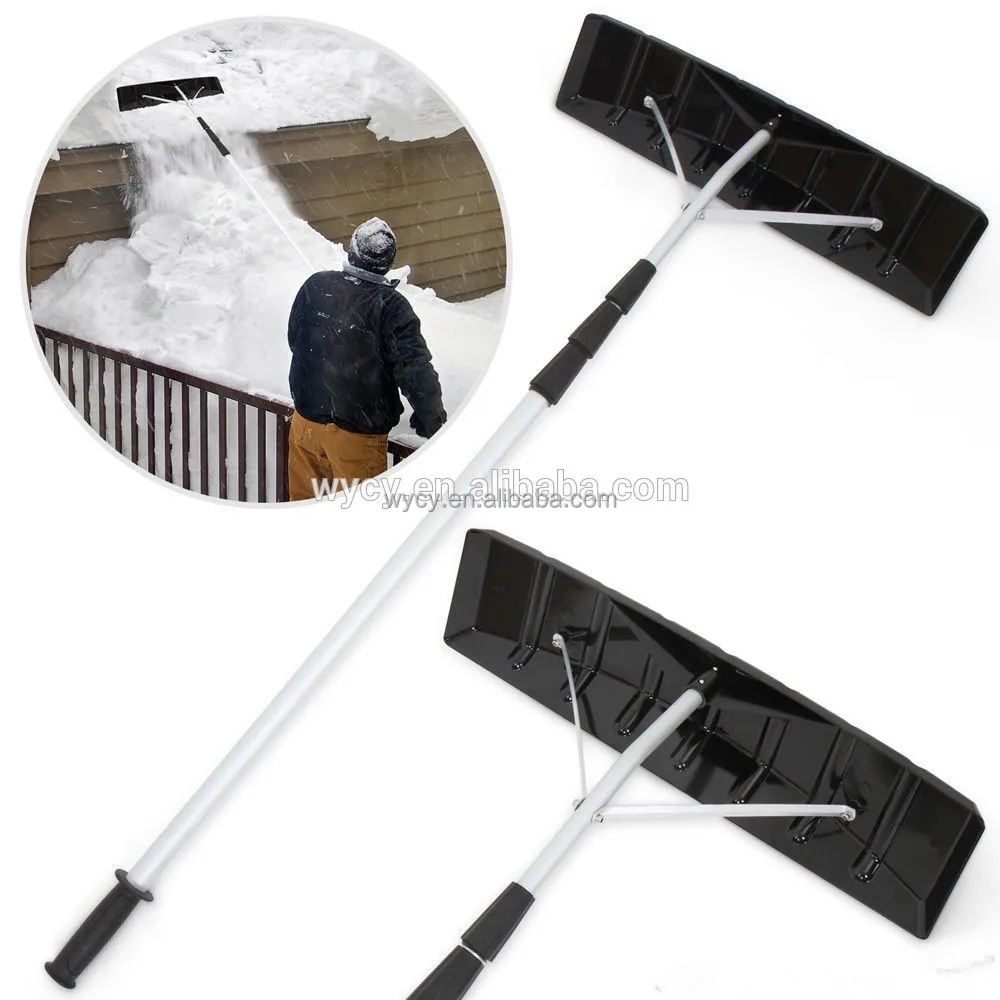 The Euro Level telescope roof snow rake and snow removal