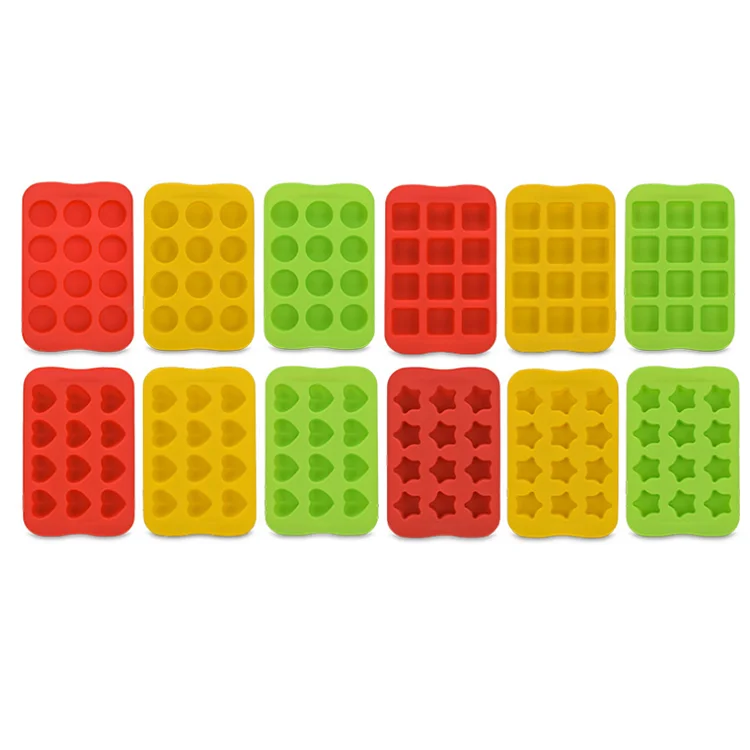 Легкая Гибкая Штабелируемая форма для кубиков льда силиконовый лоток морозильной камеры коктейль виски кофе