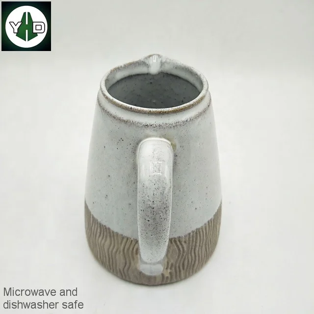 Stoneware milk cups for microwave cups dishwasher safe cups water bottle porcelain ceramic pitcher
