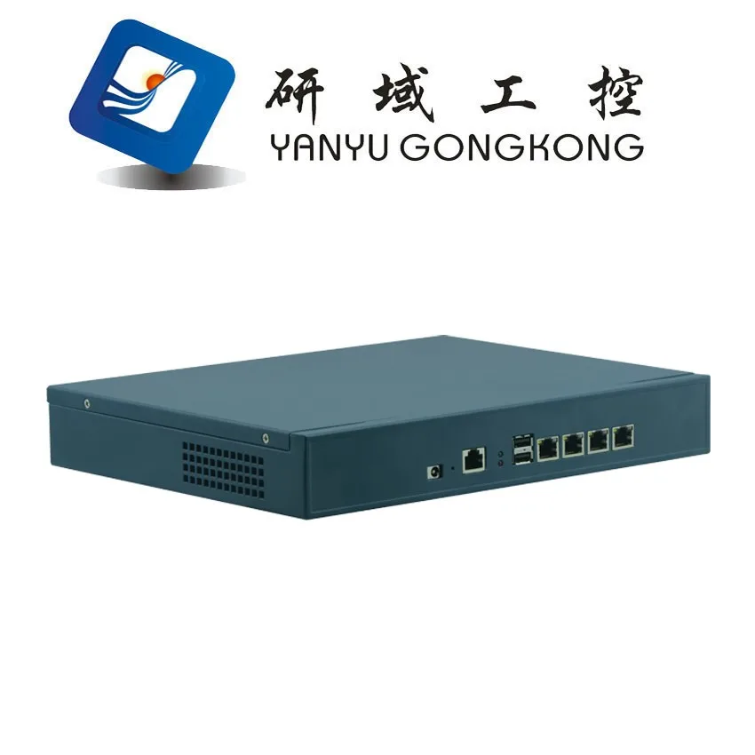 Обход шлюз сети серверов с вентилятором охлаждения структуры baytrail J1900 CPU 4 * LAN PC