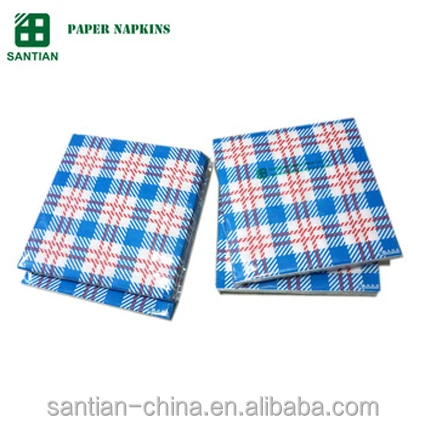 Paper Napkins Serviettes With Custom Designs In Good Quality