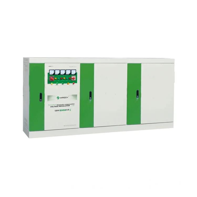 CE /SGS Avr SBW-F- 800kva 1000kva 1200kva 380V 3 Phase individually control 100% load Industrial Voltage Regulator Stabilizer